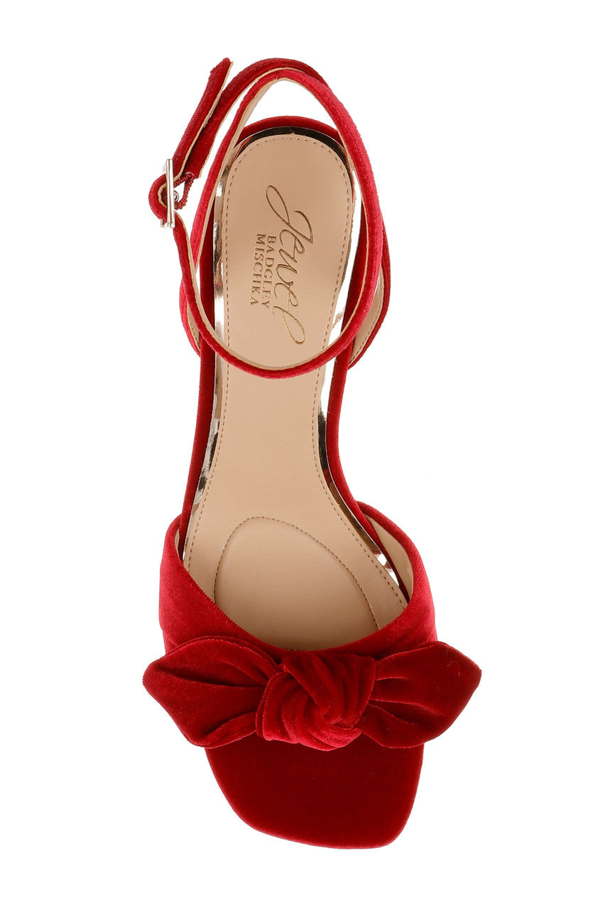 badgley-mischka-emeli-sandalette-nude-schleife-60mm image 5