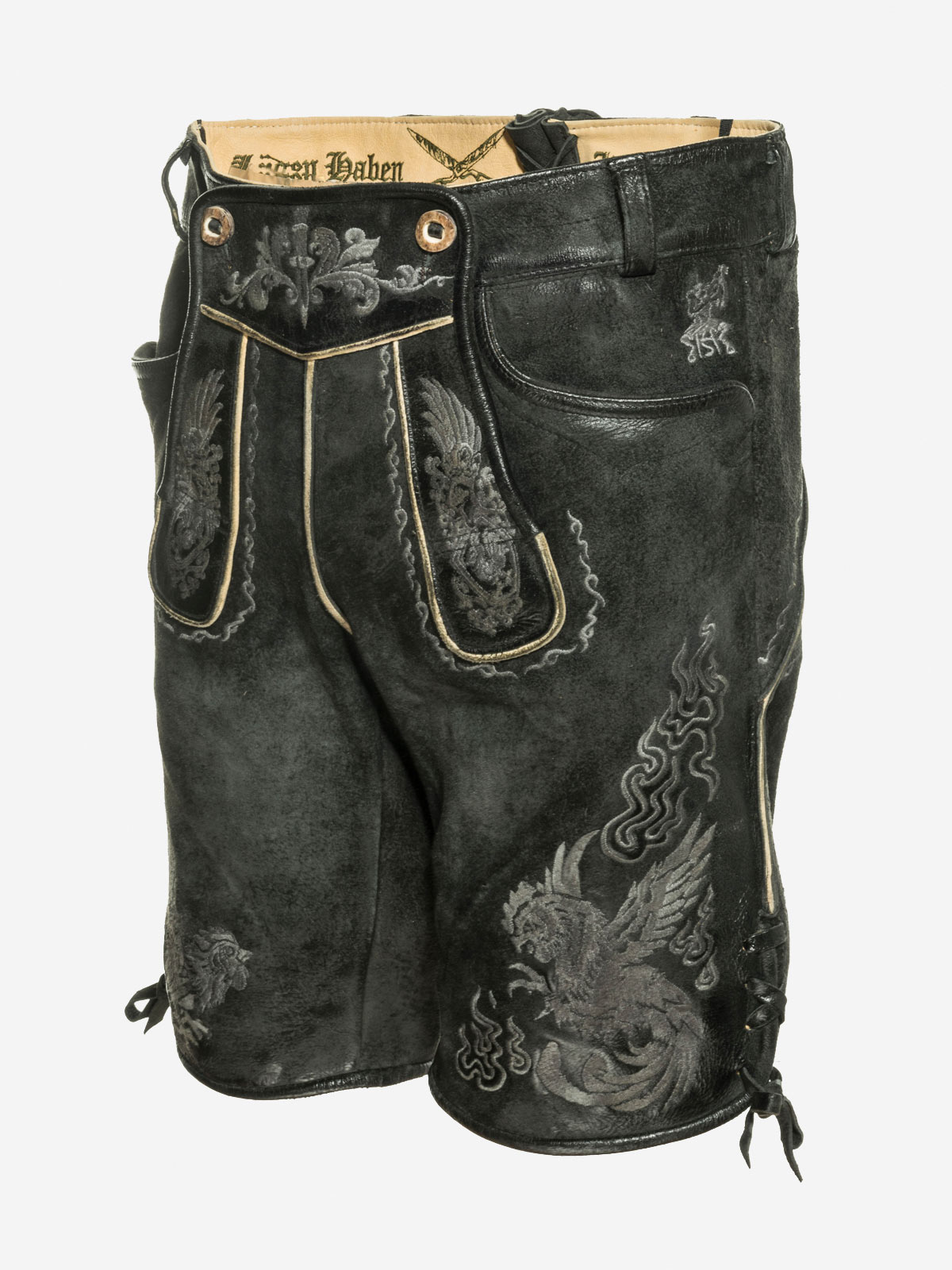 himmel-arsch-zwirn-hahnenkampf-lederhose-wildbock-mit-g-rtel image 5