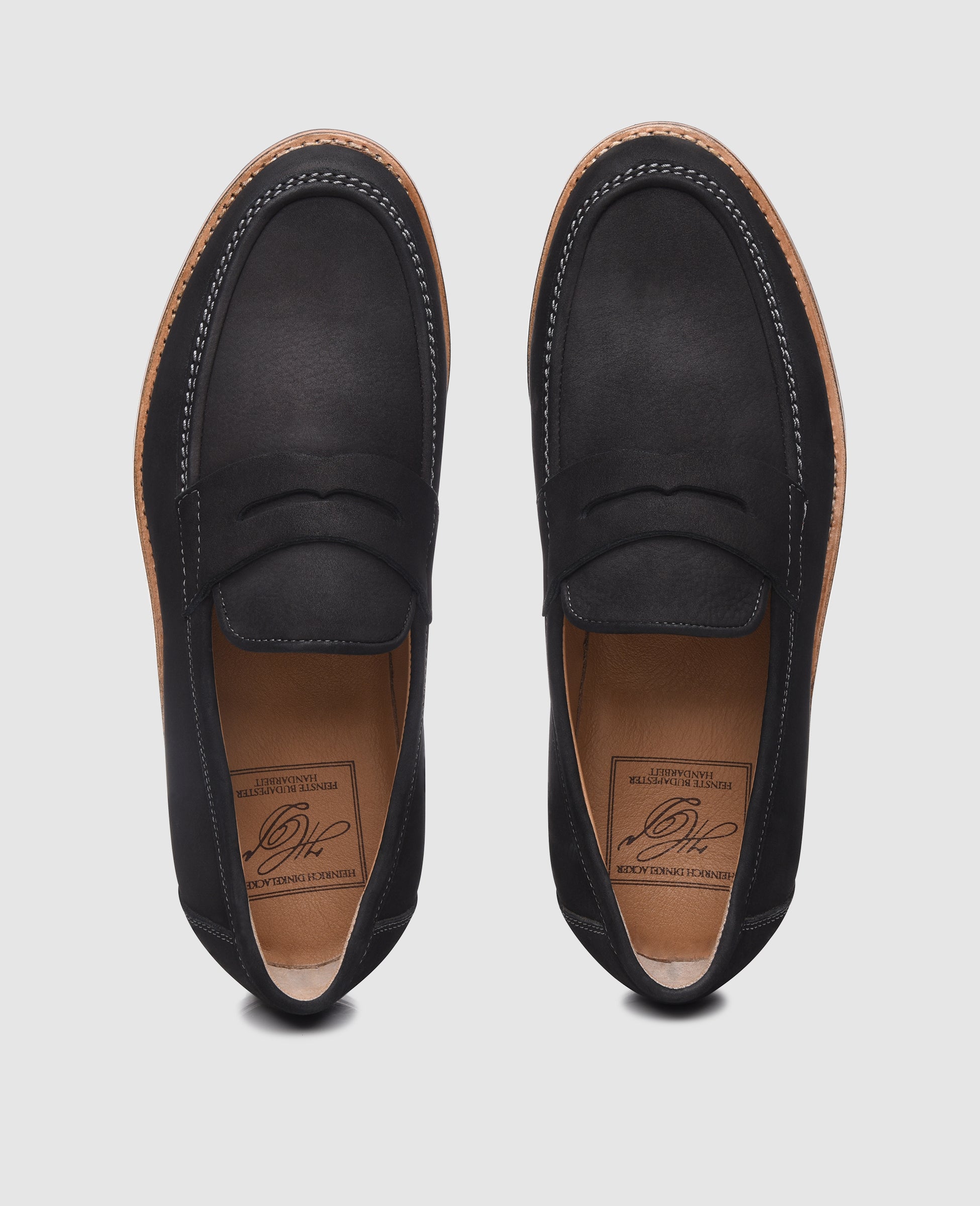 heinrich-dinkelacker-wien-plain-bd-loafer-schwarz-nubuk image 8