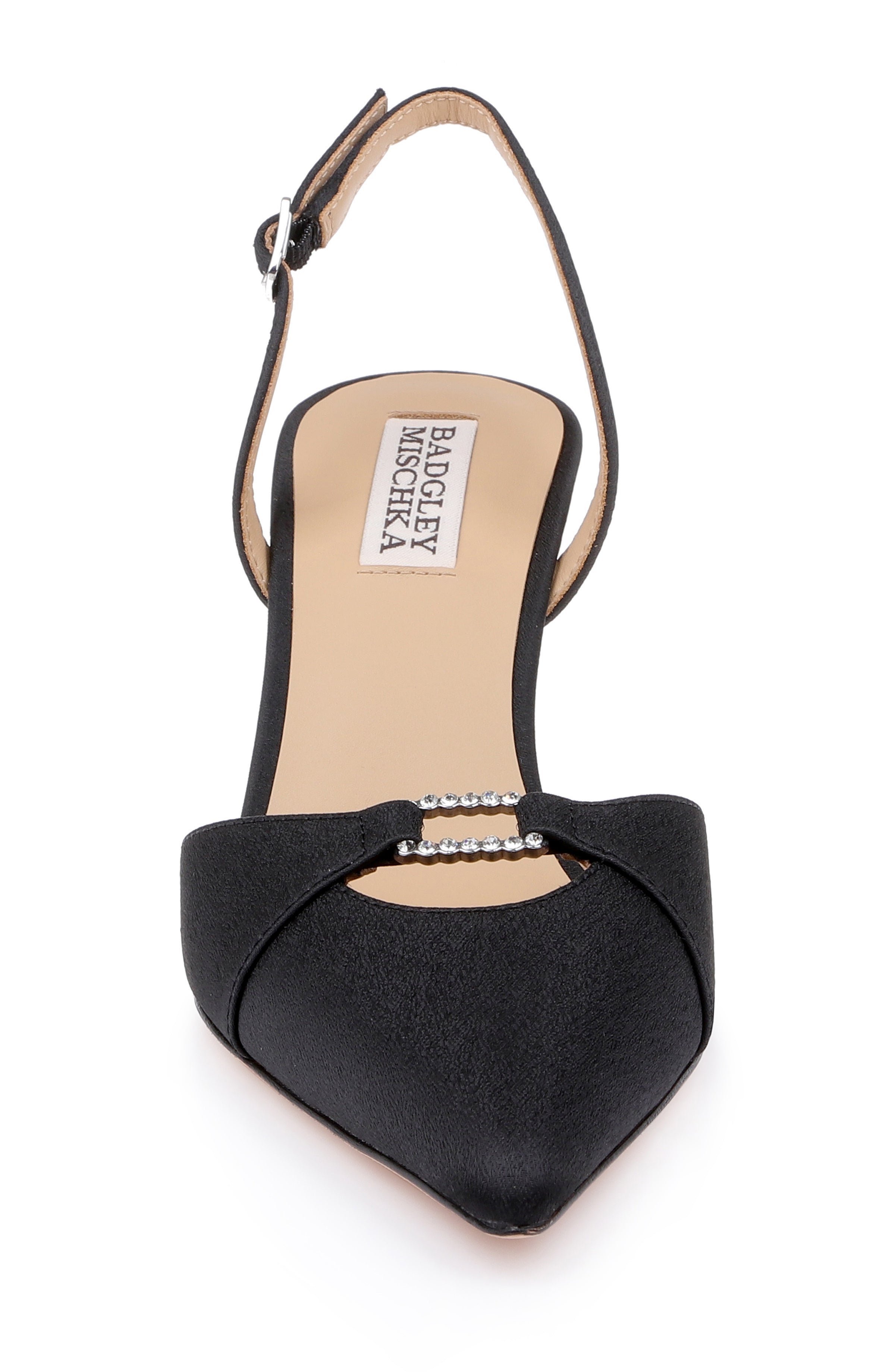 badgley-mischka-roger-slingpumps-schwarz-crepe-kristall image 4
