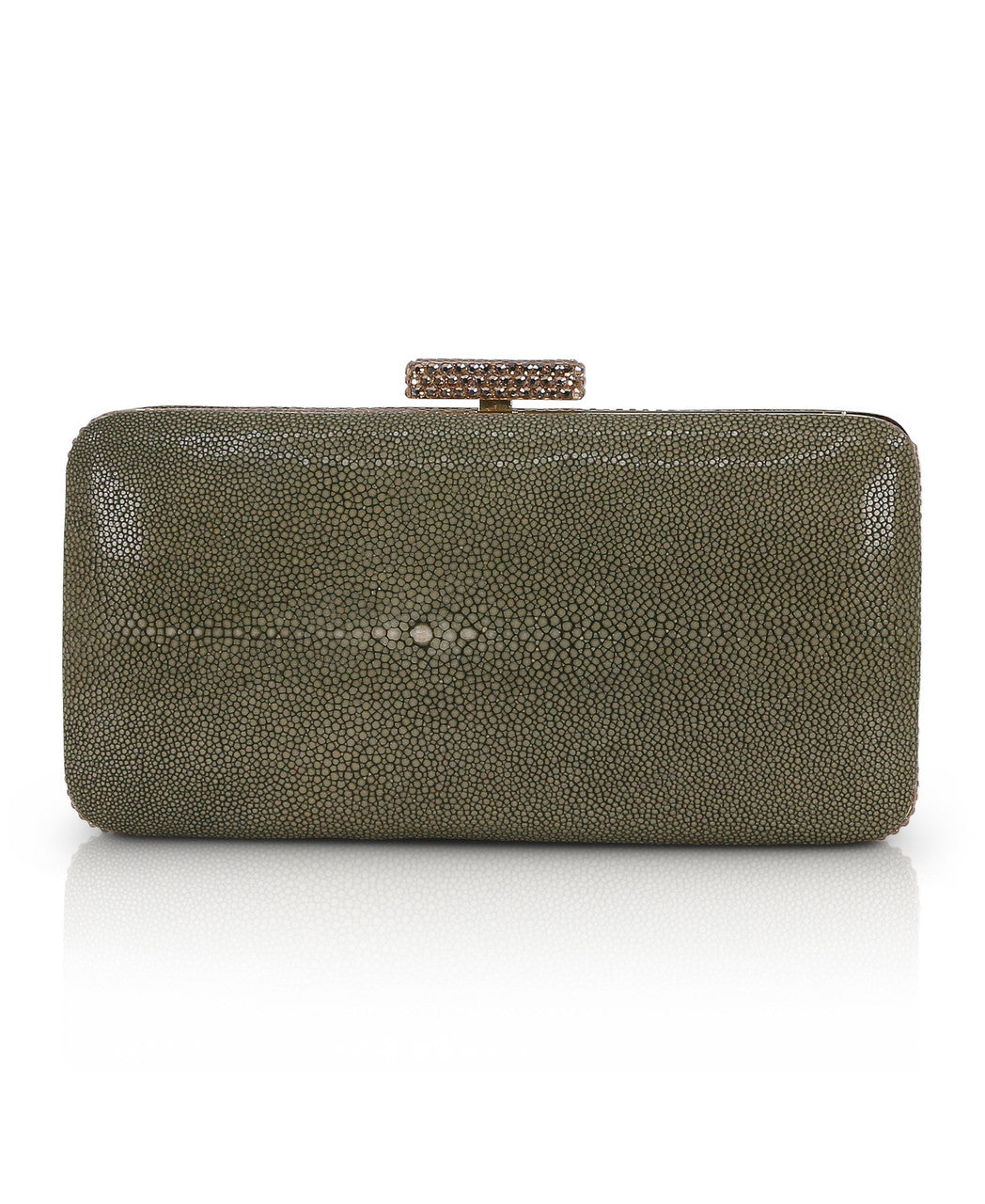 badgley-mischka-evelyn-clutch-cherry-blossom-stingray-leder image 6