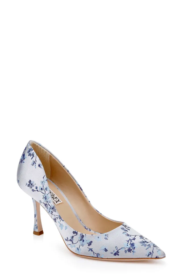 badgley-mischka-wonder-floral-pumps-hellblau-8-5-cm image 1