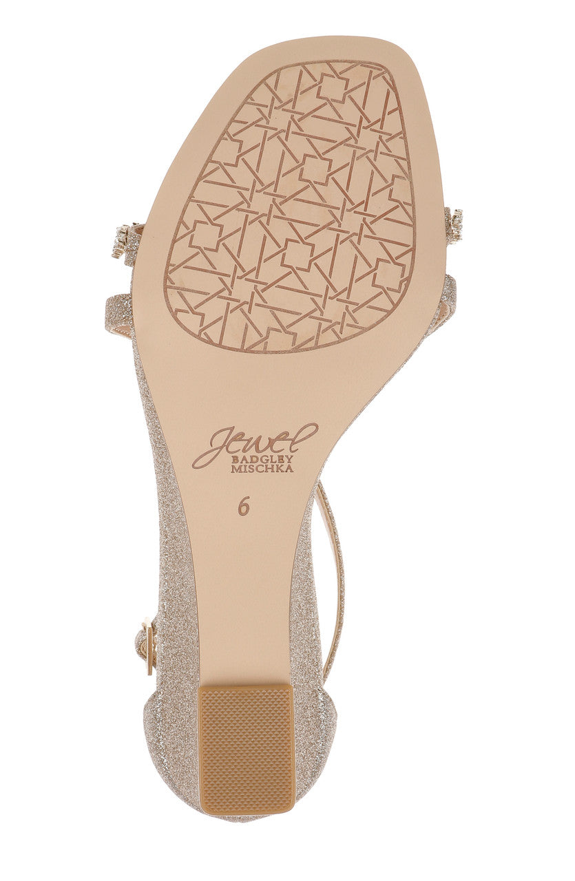 badgley-mischka-adelynn-keilabsatz-champagne-80-mm-glitzer image 6