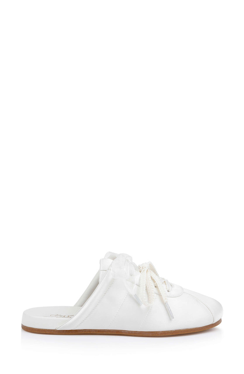 badgley-mischka-priscila-mule-sneaker-ivory-satin image 2