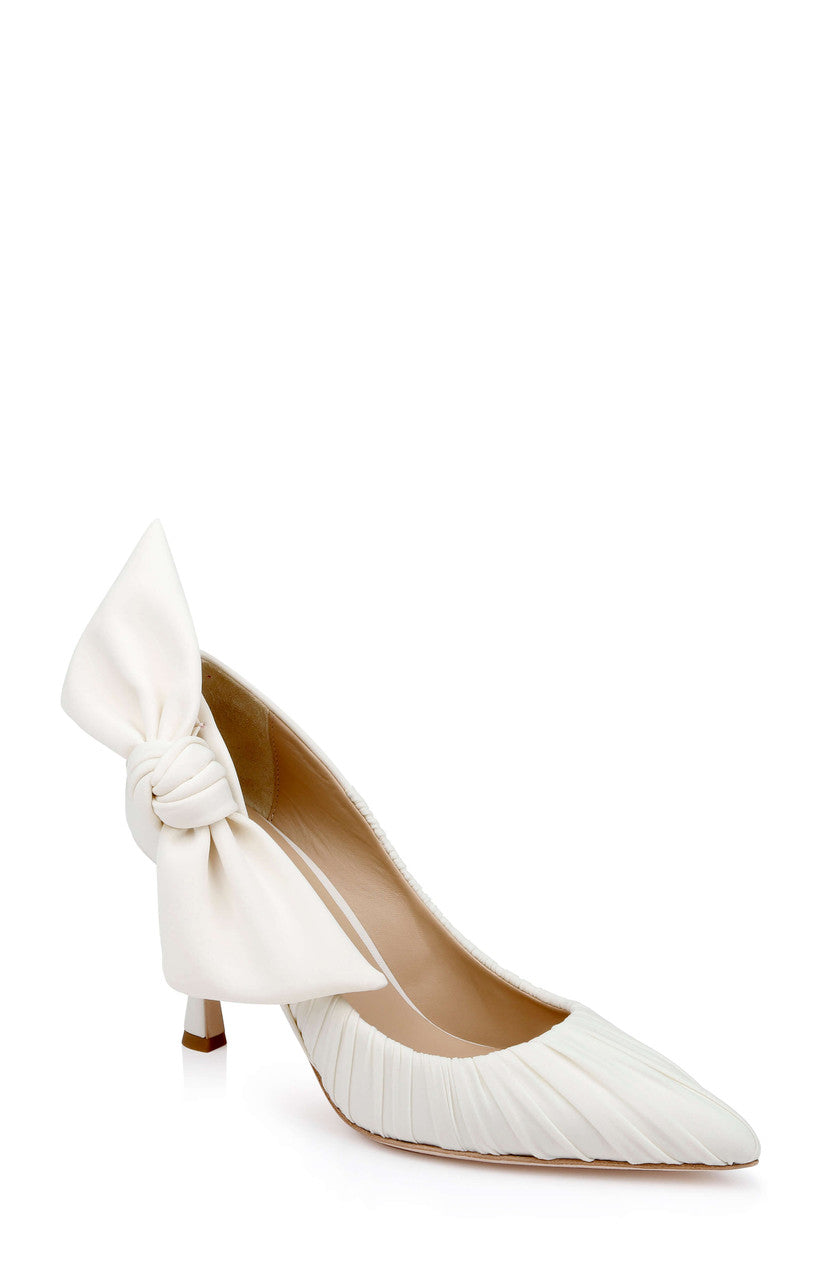 badgley-mischka-vanesa-pumps-elfenbein-stoff-mit-schleife image 2