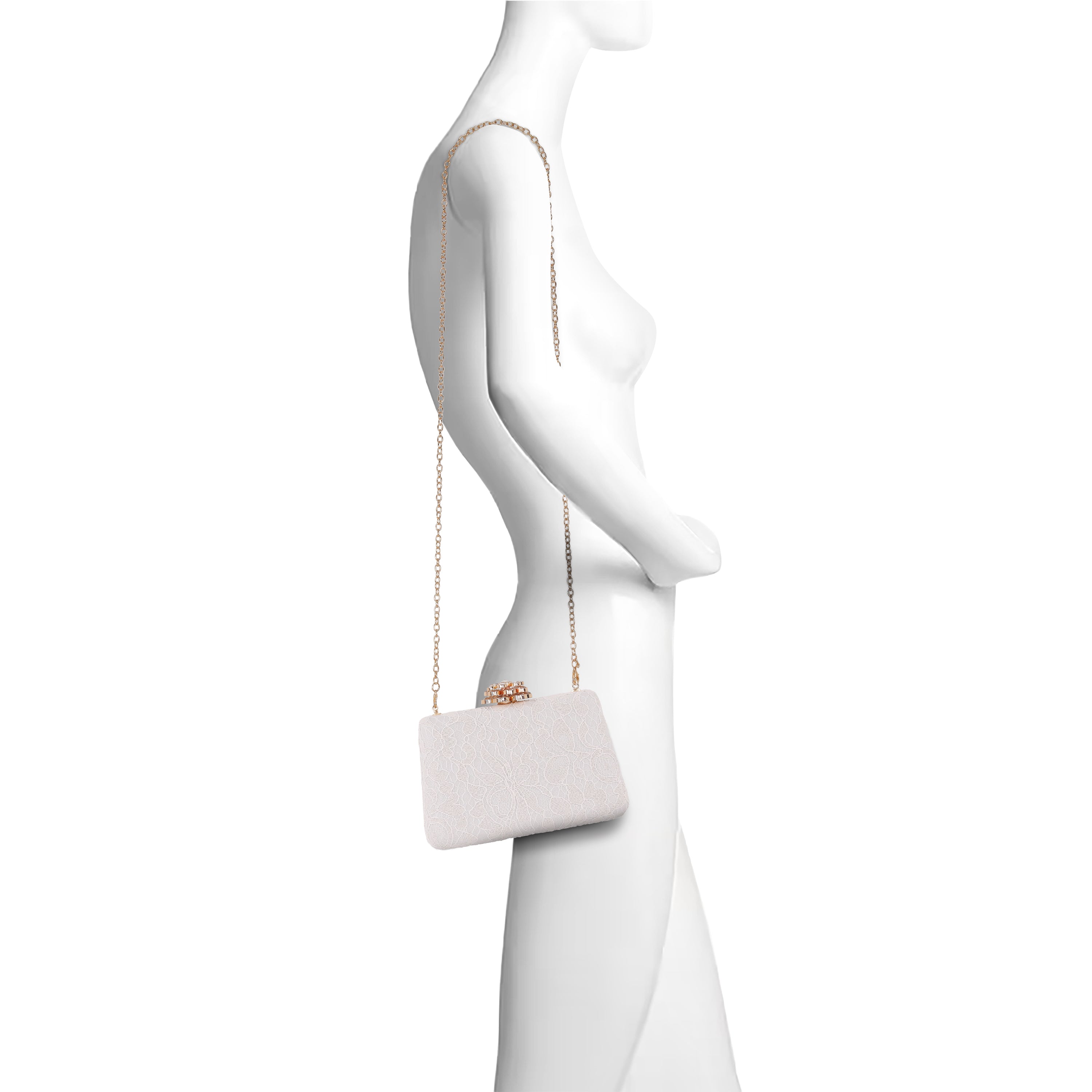 badgley-mischka-coco-clutch-wei-spitze-mit-kette image 3