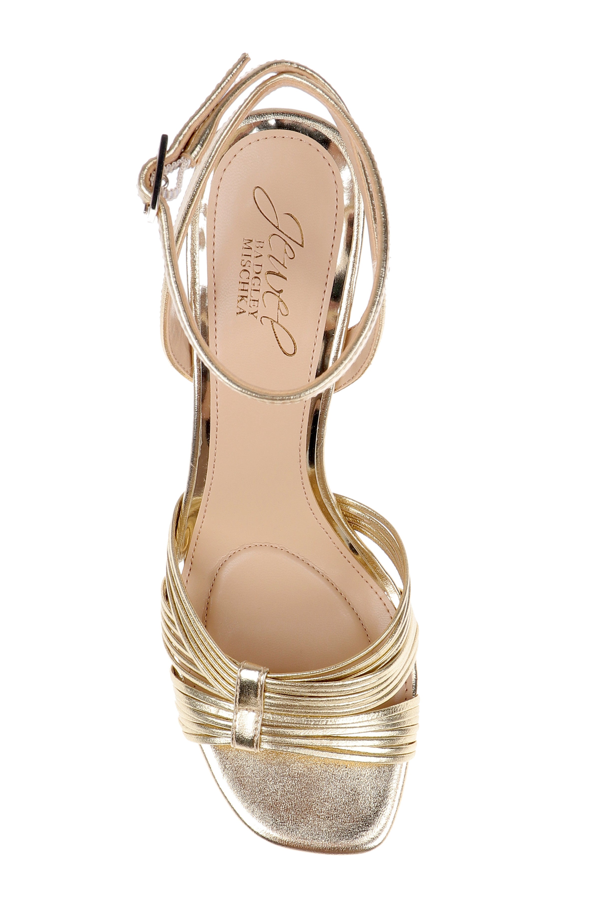 badgley-mischka-zaylee-sandale-gold-leder-blockabsatz-75mm image 5