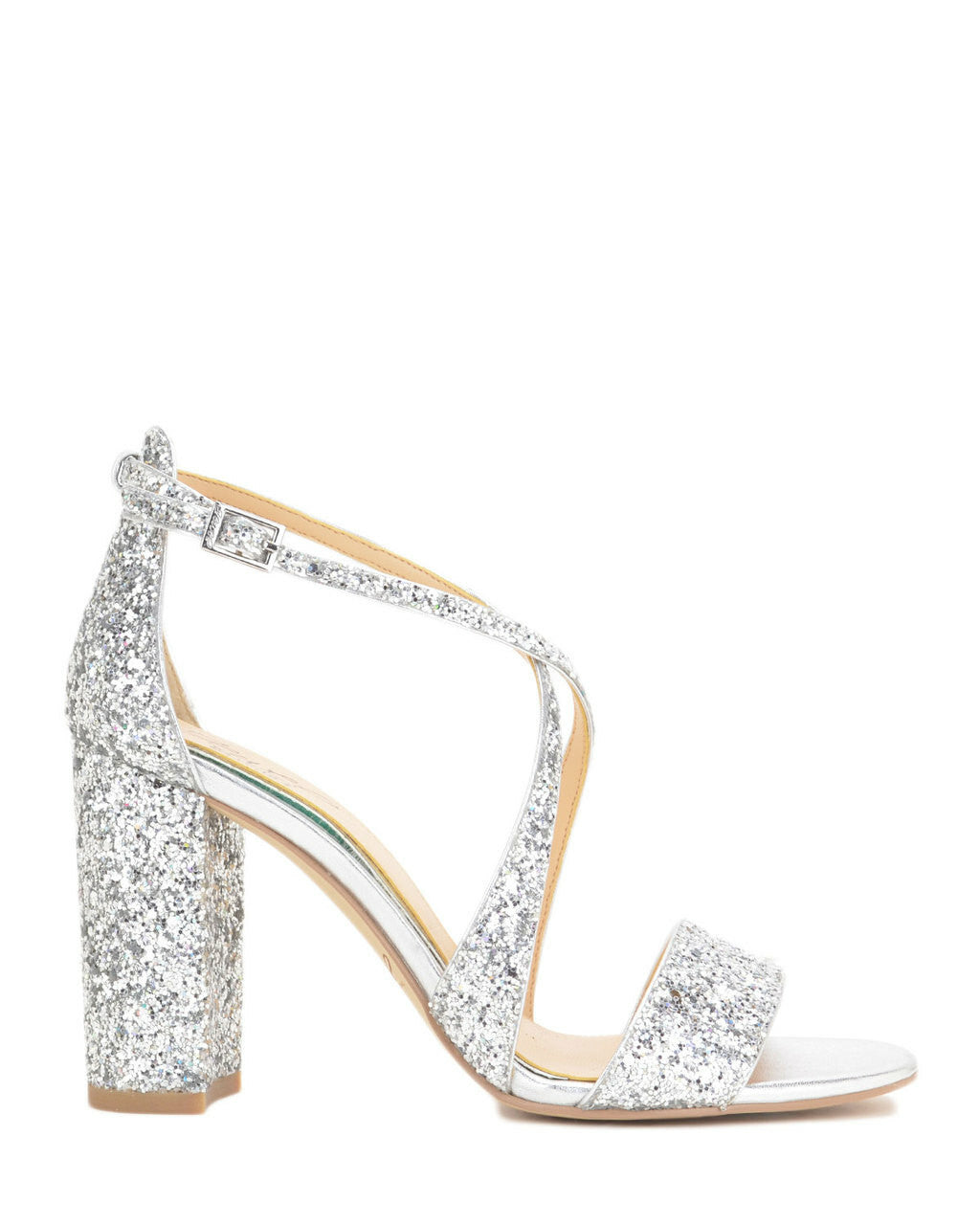 badgley-mischka-cook-abendschuhe-gold-glitter-riemchen image 5