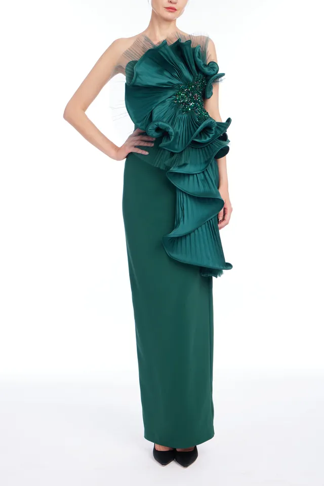 badgley-mischka-satin-s-ulenkleid-pine-r-schen image 1