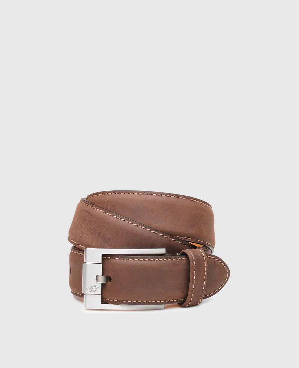 heinrich-dinkelacker-janno-plain-j-lederg-rtel-coffee-35-mm image 1