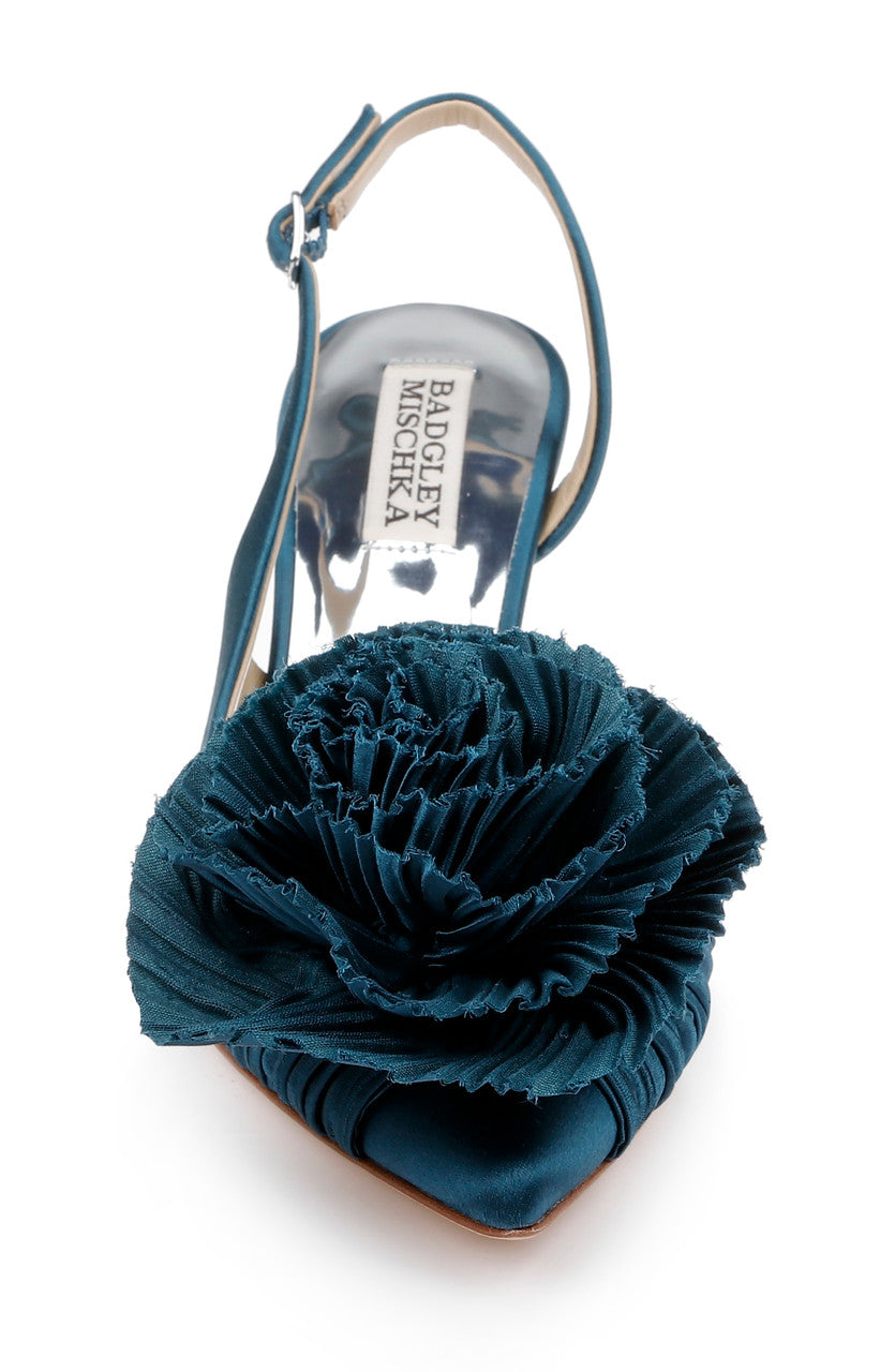 badgley-mischka-blaire-slingpumps-wei-satin-80mm image 4