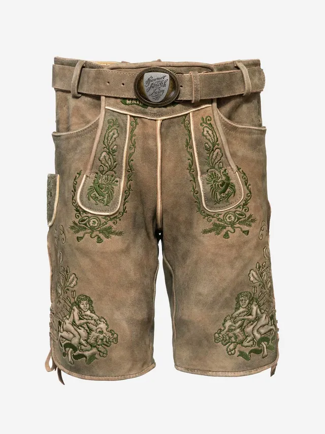 himmel-arsch-zwirn-hatzfieber-lederhose-wildbock-mit-g-rtel image 1