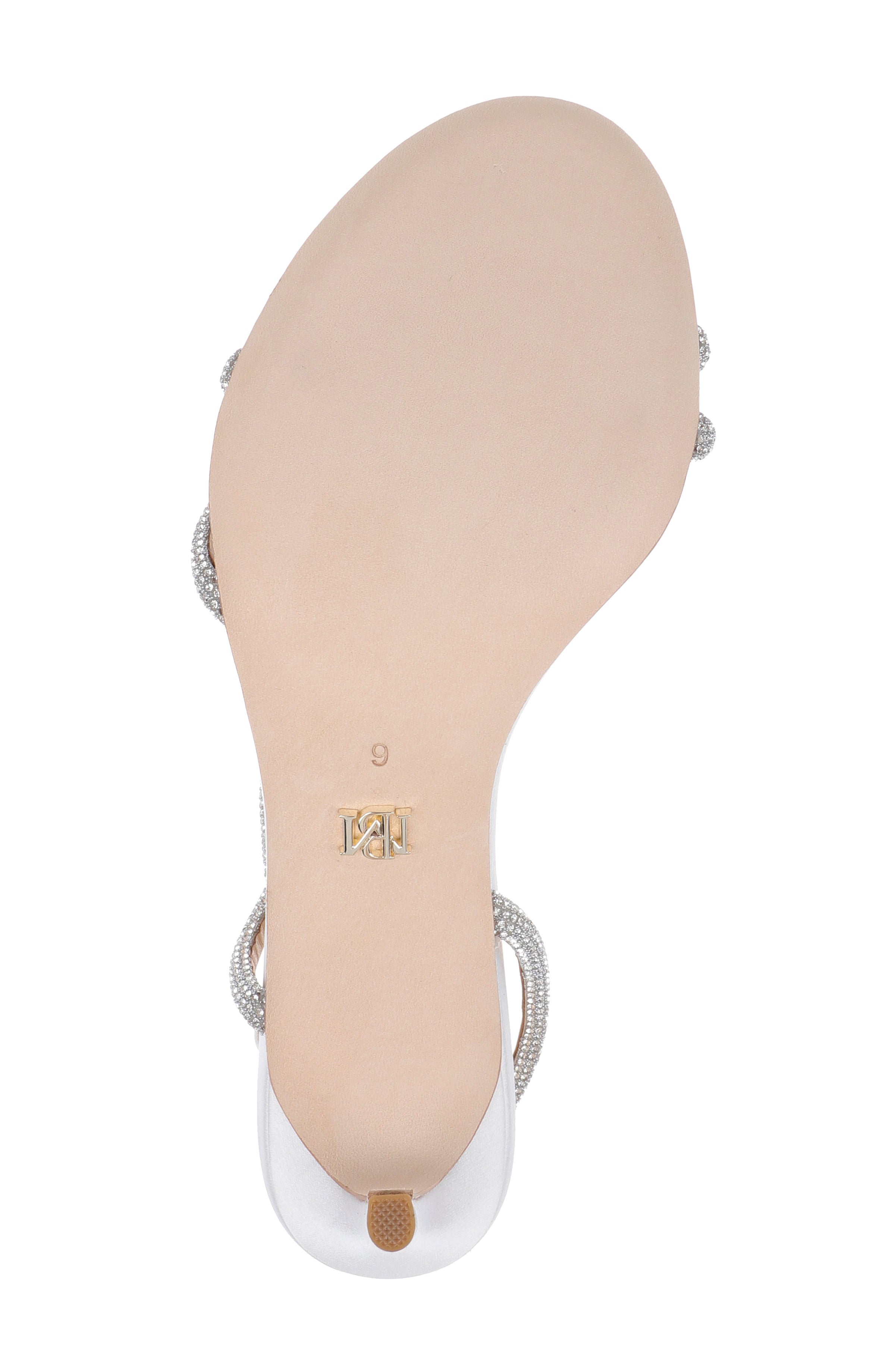badgley-mischka-yulissa-slingback-white-satin-kristall-peep-toe image 6