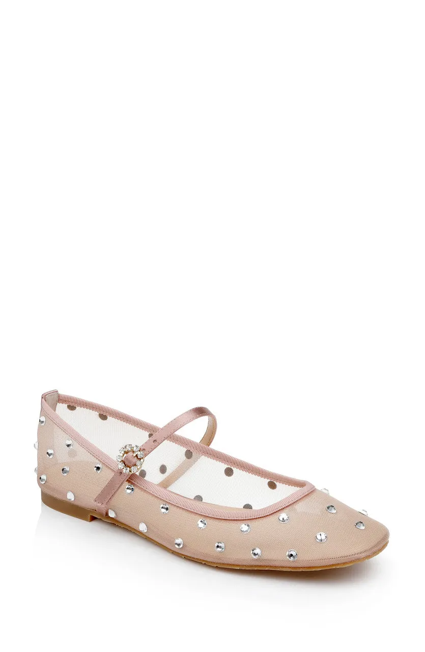 badgley-mischka-kaya-ballerina-flats-silber-kristall-5mm image 1