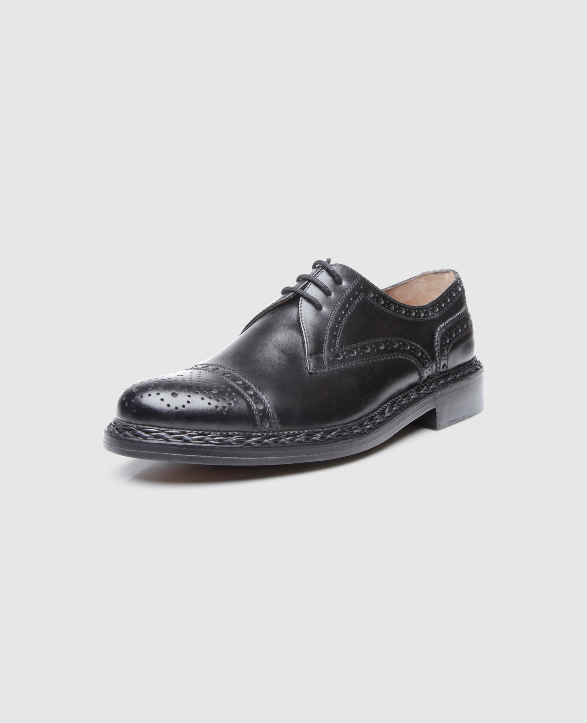 heinrich-dinkelacker-buda-half-brogue-bc-derby-schwarz-kalbsleder image 2