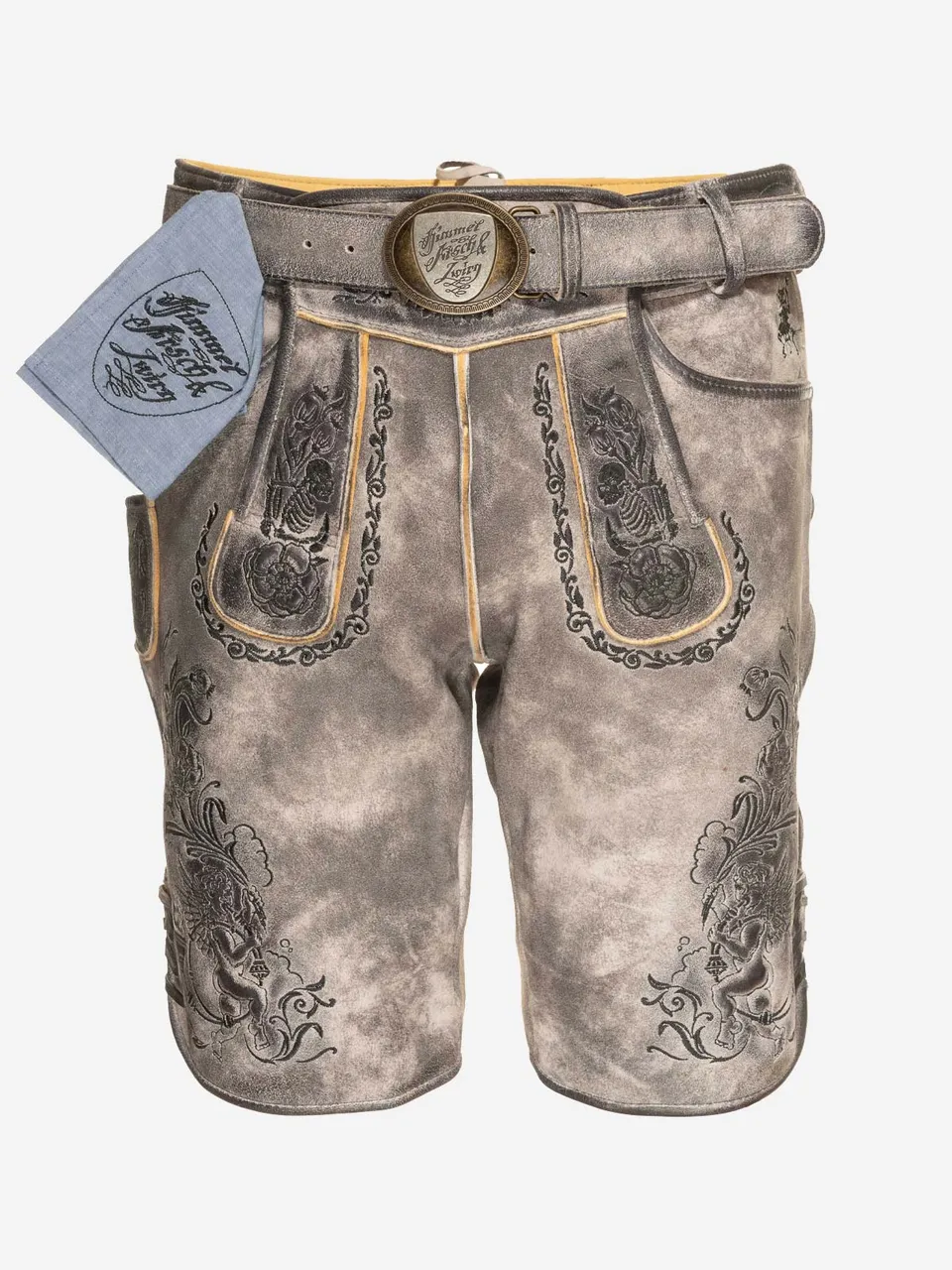 himmel-arsch-zwirn-hopium-lederhose-herren-s-misch-mit-g-rtel image 1