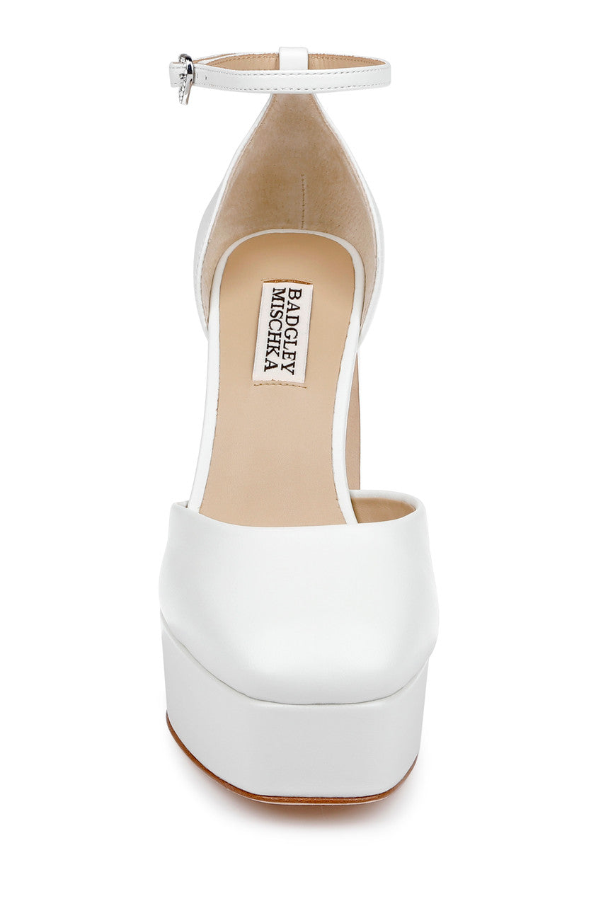 badgley-mischka-jayda-pumps-wei-leder-herz-schnalle image 4