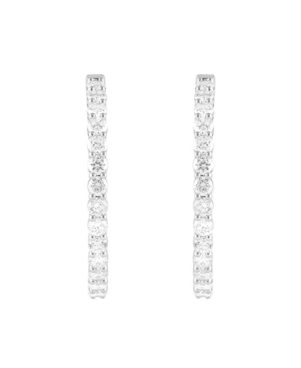 badgley-mischka-in-out-diamant-creolen-14k-wei-gold-34-mm image 1