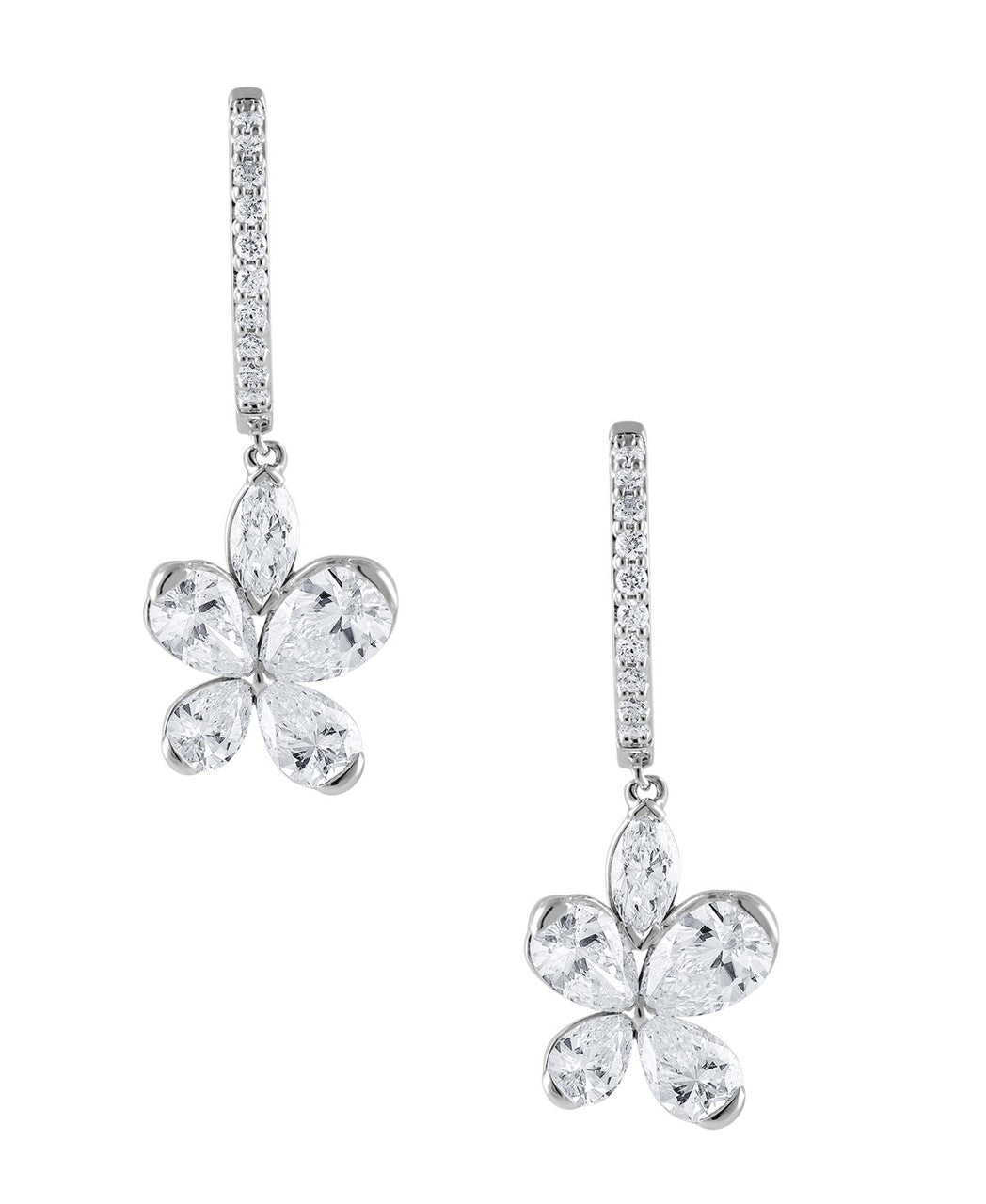 badgley-mischka-er1026-diamant-creolen-gelbgold-schmetterling image 4