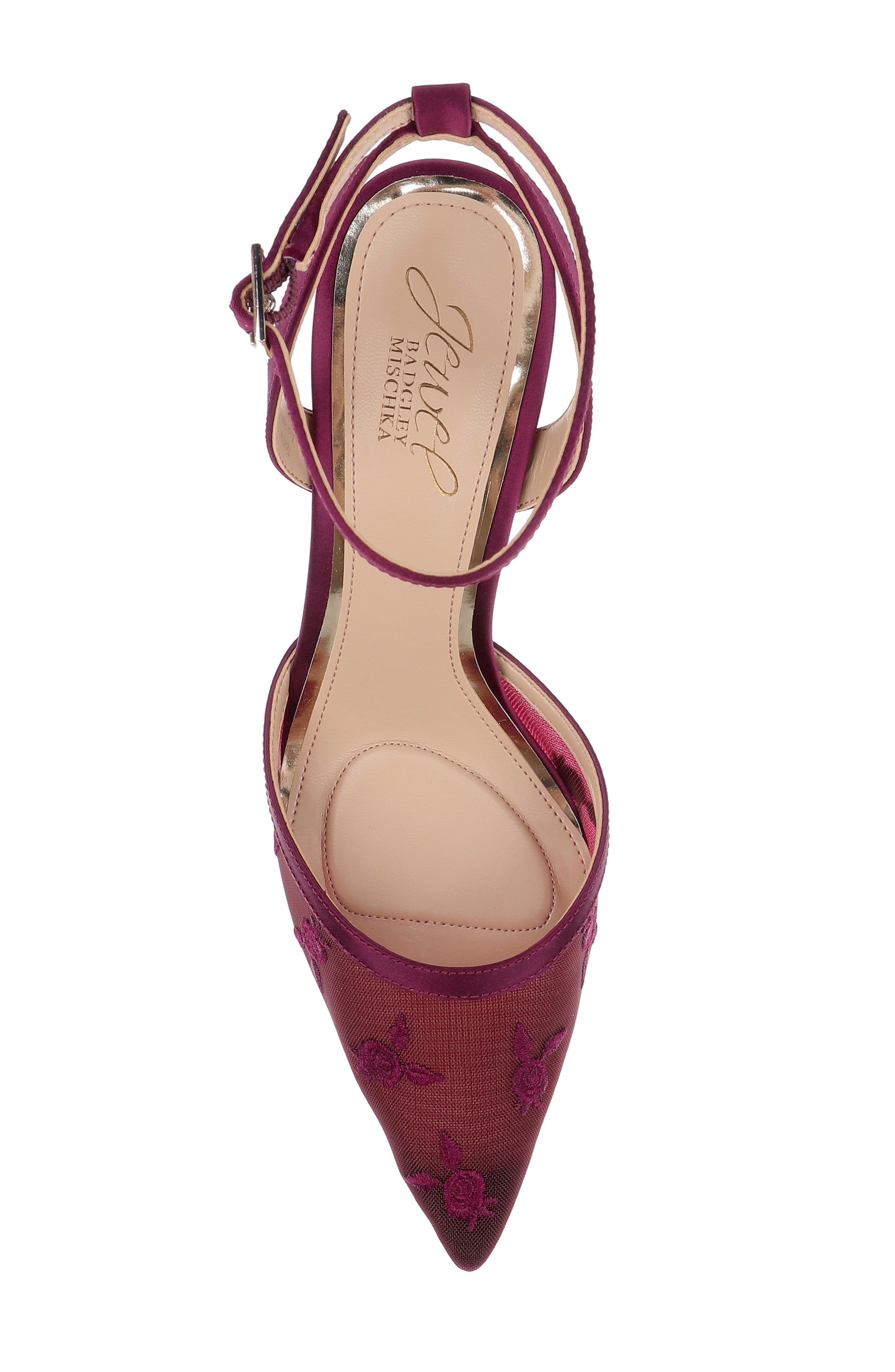 badgley-mischka-zaida-spitzer-pumps-ivory-satin-85-mm image 5