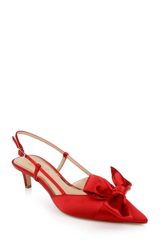 badgley-mischka-shoshana-jw5313-slingpumps-schwarz-satin image 1