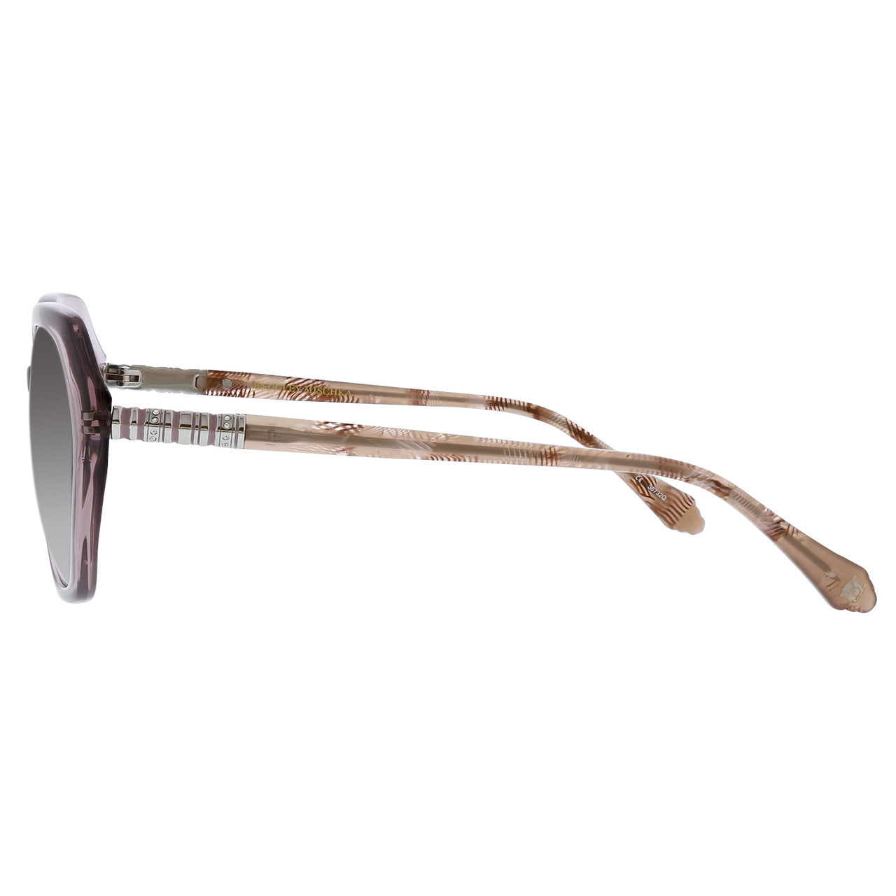 badgley-mischka-solene-sonnenbrille-schwarz-acetat-kristall image 2
