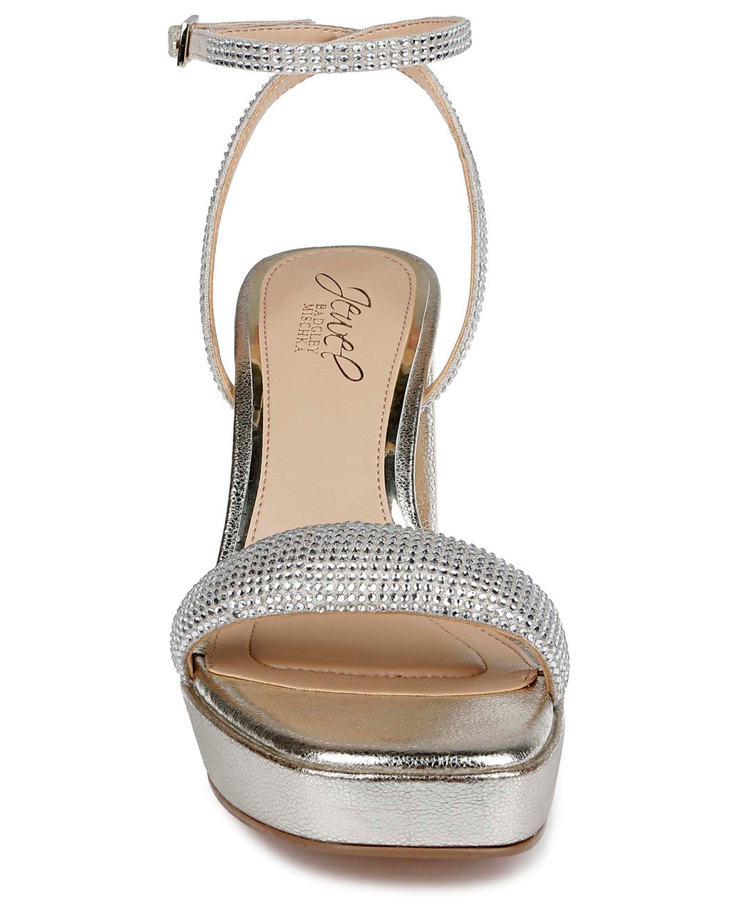 badgley-mischka-teddi-plateausandalette-silber-glitzer-12cm image 4