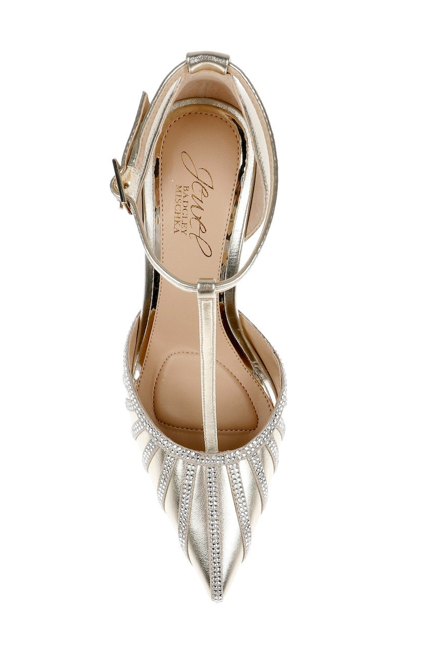 badgley-mischka-faithlyn-pumps-gold-metallic-strass-85mm image 5
