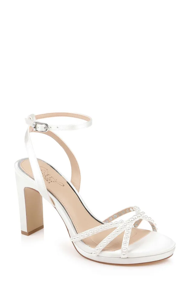 badgley-mischka-iona-blockabsatz-sandalen-satin-ivory-satin image 1