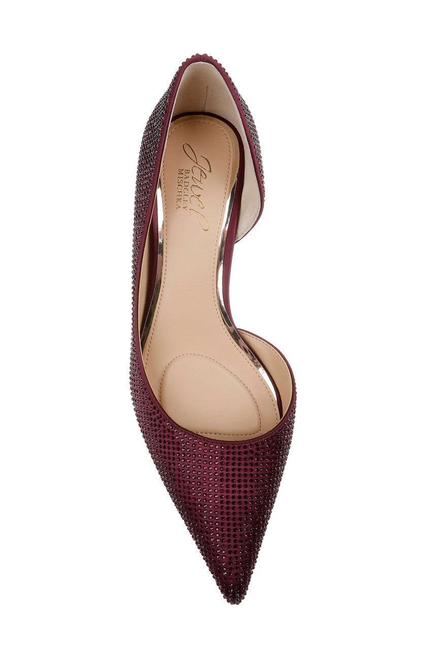 badgley-mischka-teegan-kitten-pumps-silber-strass-45mm image 5