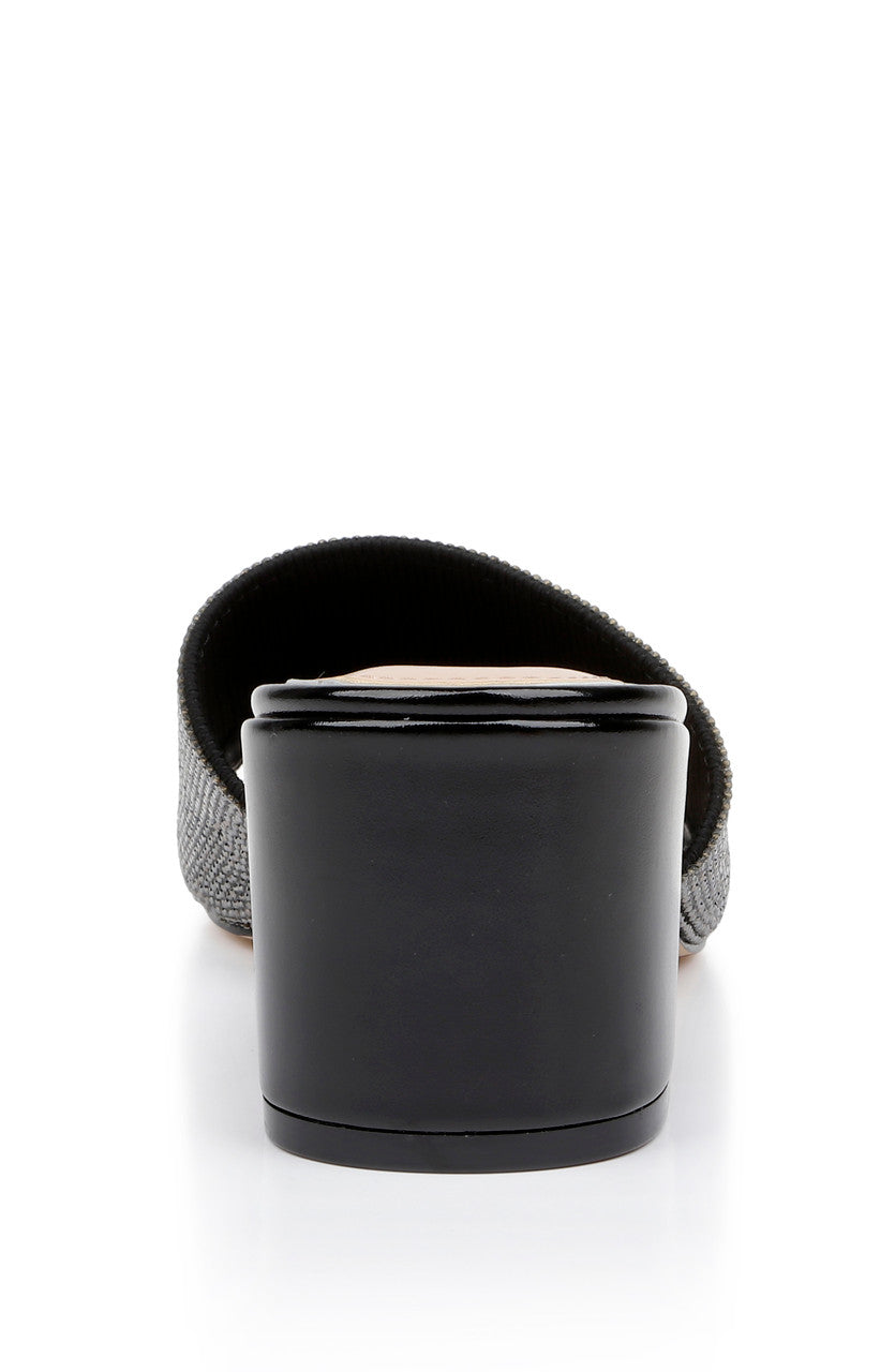 badgley-mischka-harlyn-mules-pantoletten-schwarz-kristall image 7