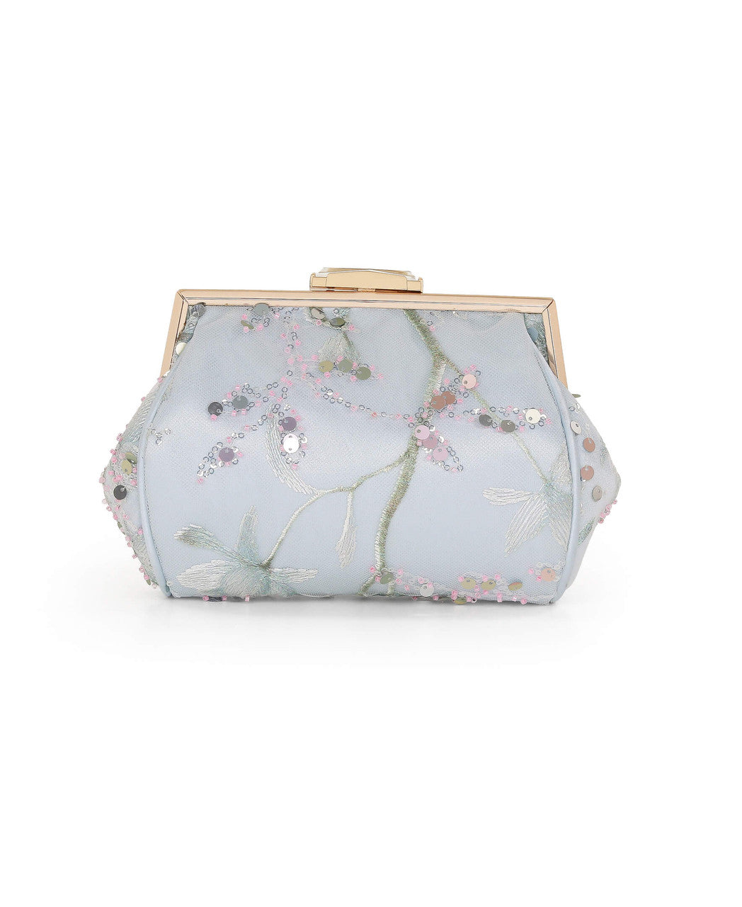 badgley-mischka-iris-pouch-clutch-abendtasche-blau-blumen image 3