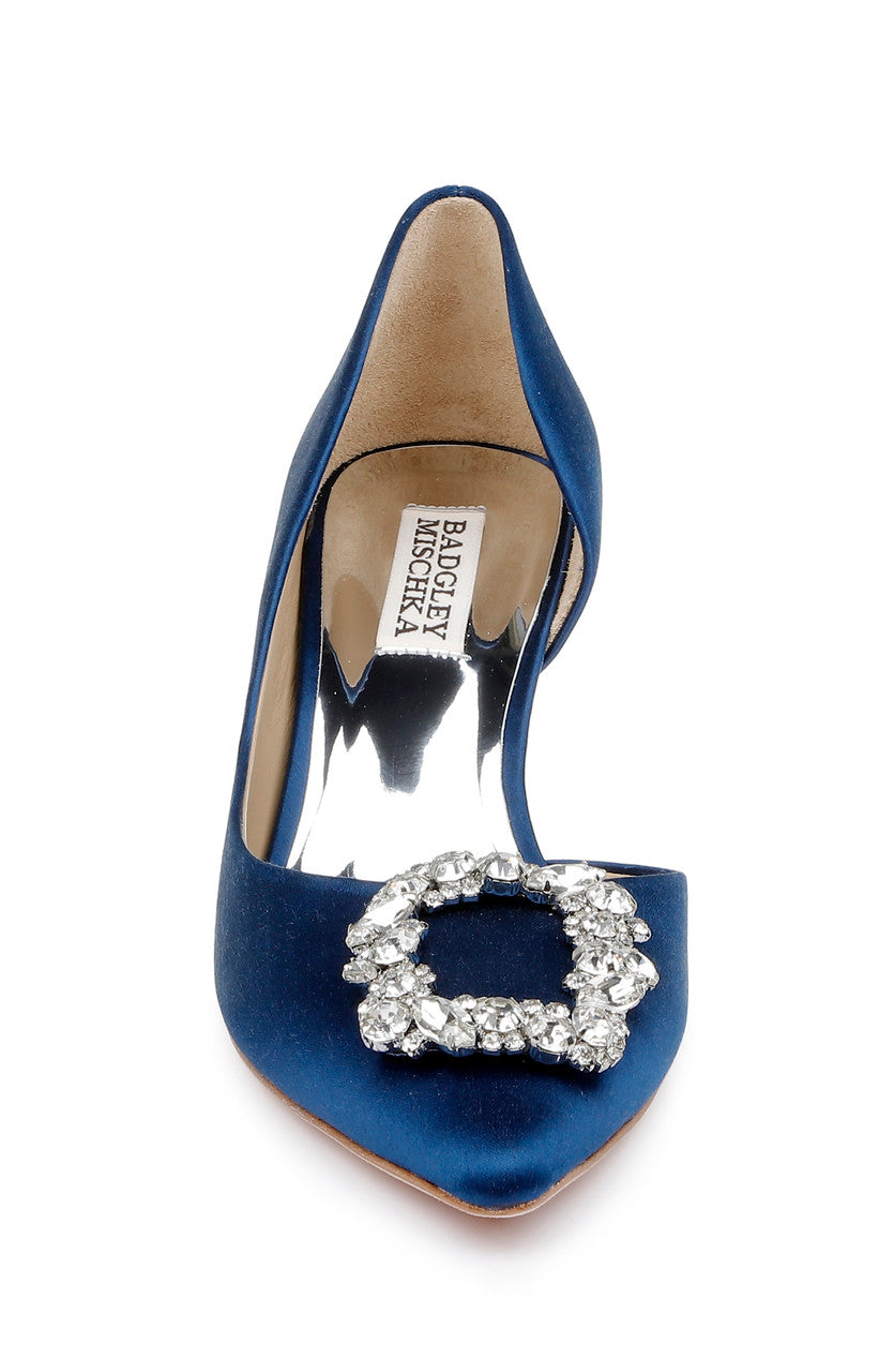 badgley-mischka-fabia-ii-kitten-heels-silber-textil image 4