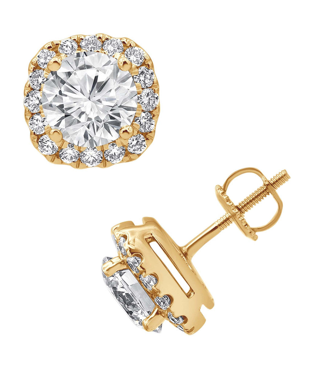 badgley-mischka-cushion-ohrstecker-wei-gold-labor-diamant image 2