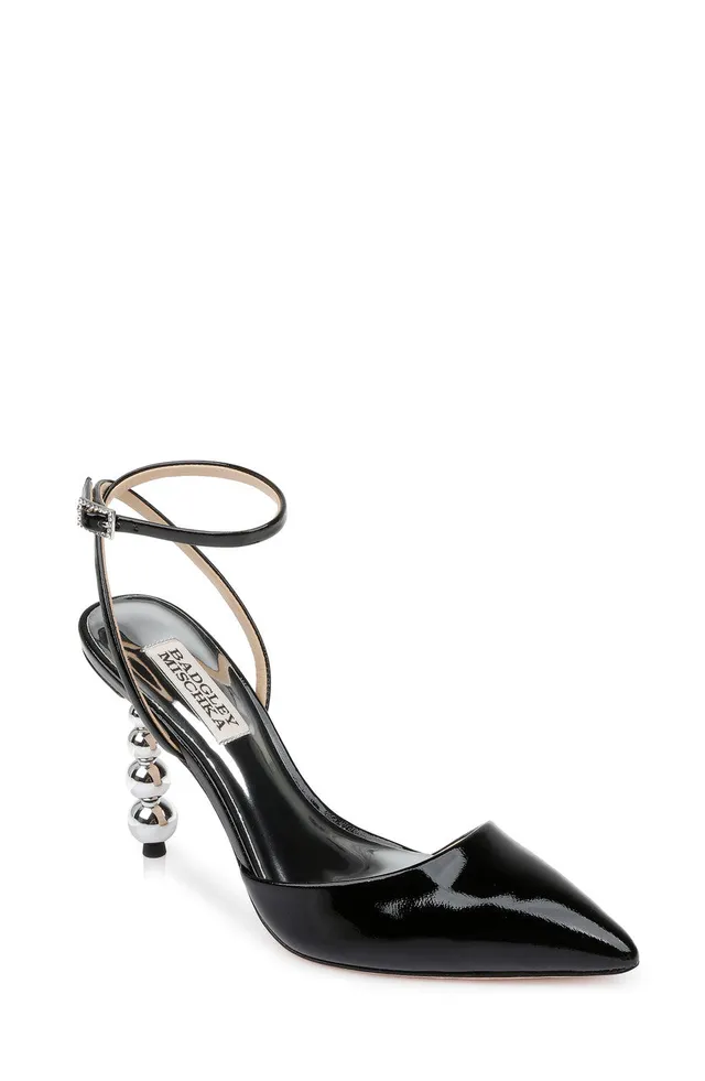 badgley-mischka-indie-ii-metallic-stiletto-pumps-schwarz image 1