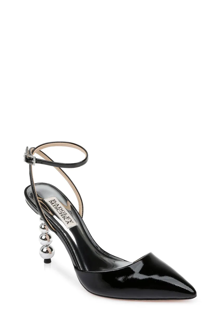 badgley-mischka-indie-ii-metallic-stiletto-pumps-schwarz image 1
