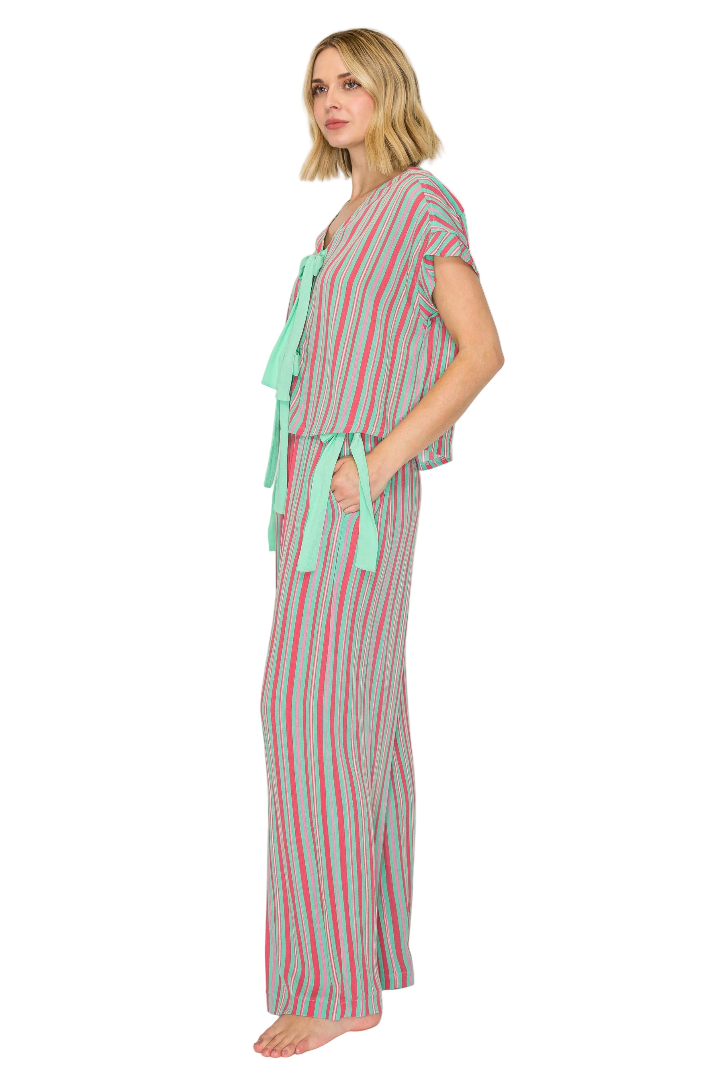 badgley-mischka-luxe-bml174-pyjama-set-blau-viskose image 6