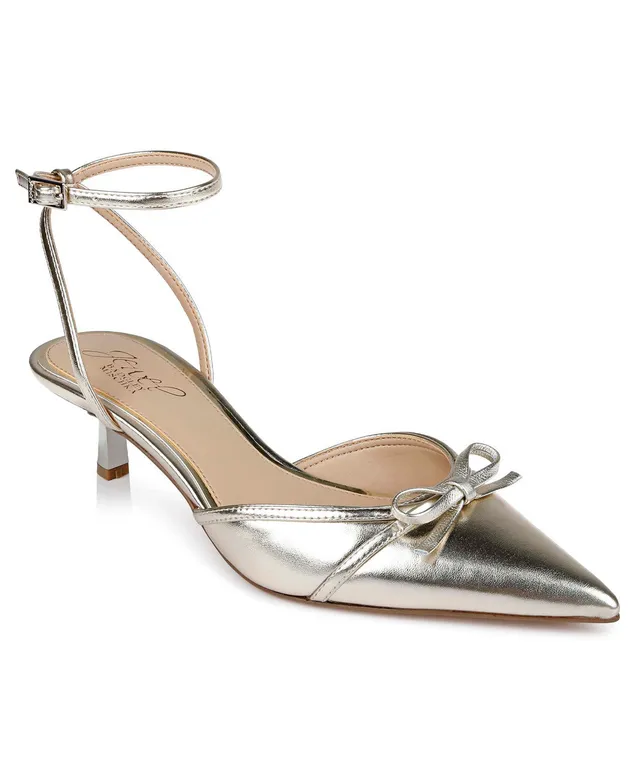 badgley-mischka-talasia-jw5205-pumps-silber-kittenabsatz image 1