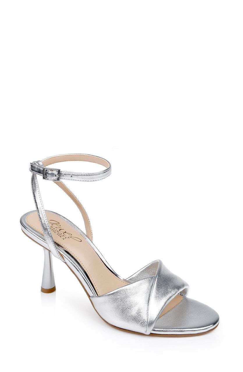 badgley-mischka-kaia-sandalen-silber-satin-75mm image 2