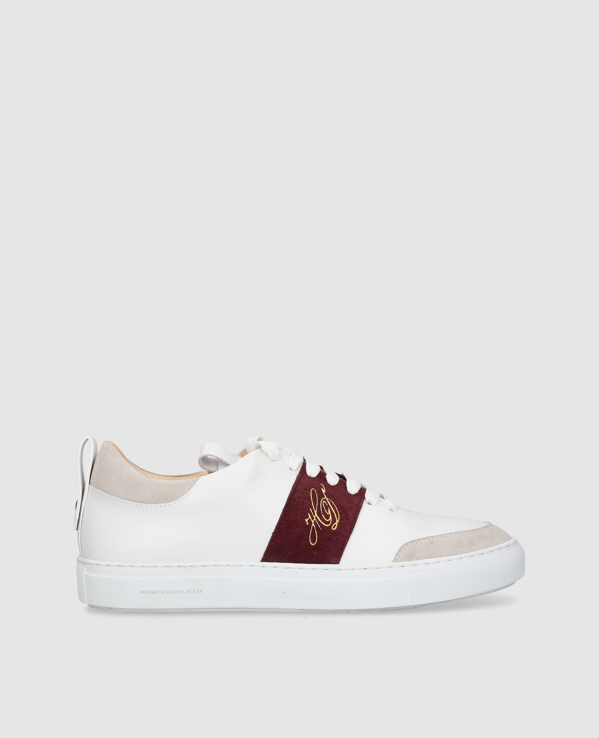heinrich-dinkelacker-turin-tennis-sneaker-np-herrensneaker-wei-bordo image 6
