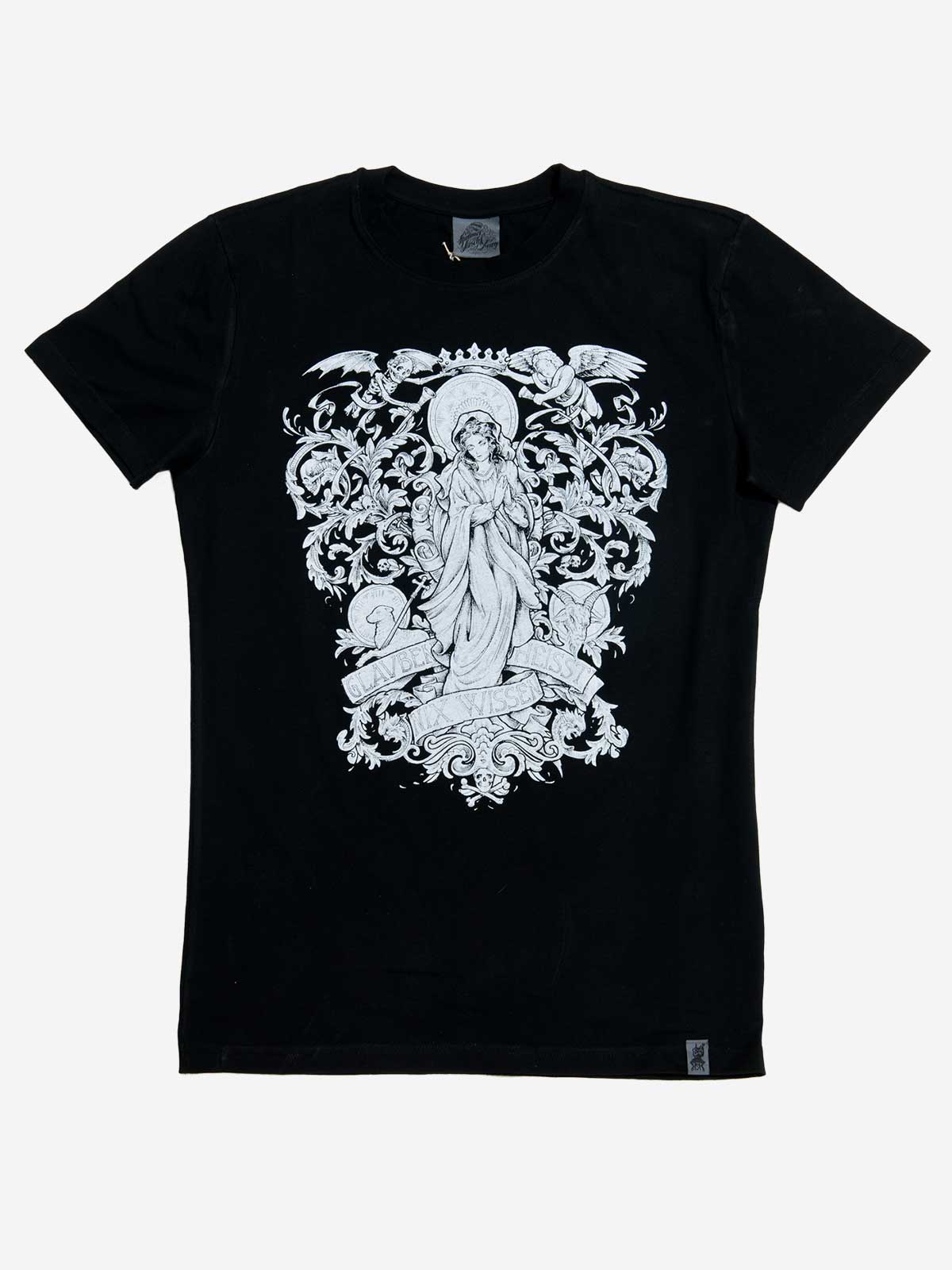 himmel-arsch-zwirn-glauben-heisst-nix-wissen-t-shirt-baumwolle image 1