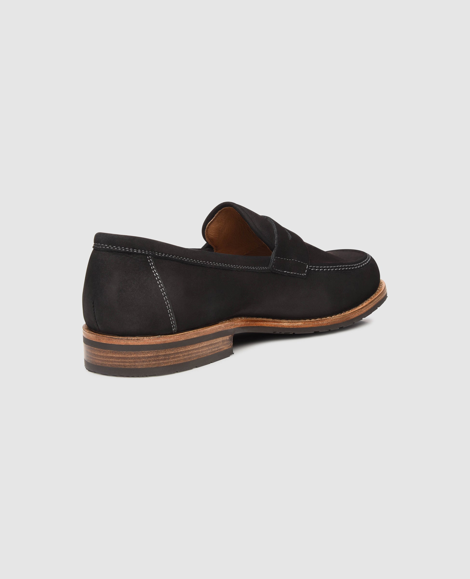 heinrich-dinkelacker-wien-plain-bd-loafer-schwarz-nubuk image 3