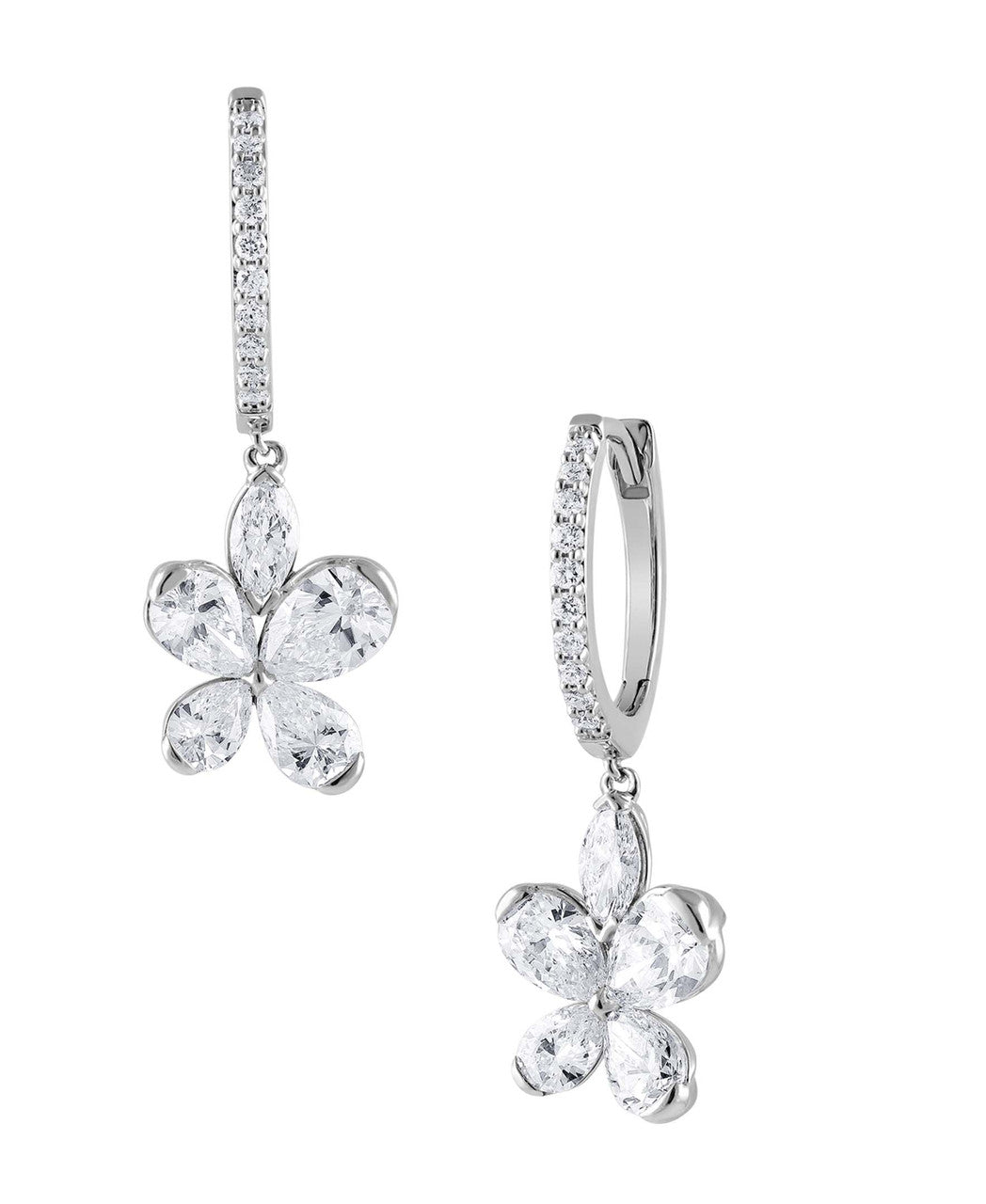 badgley-mischka-er1026-diamant-creolen-gelbgold-schmetterling image 5
