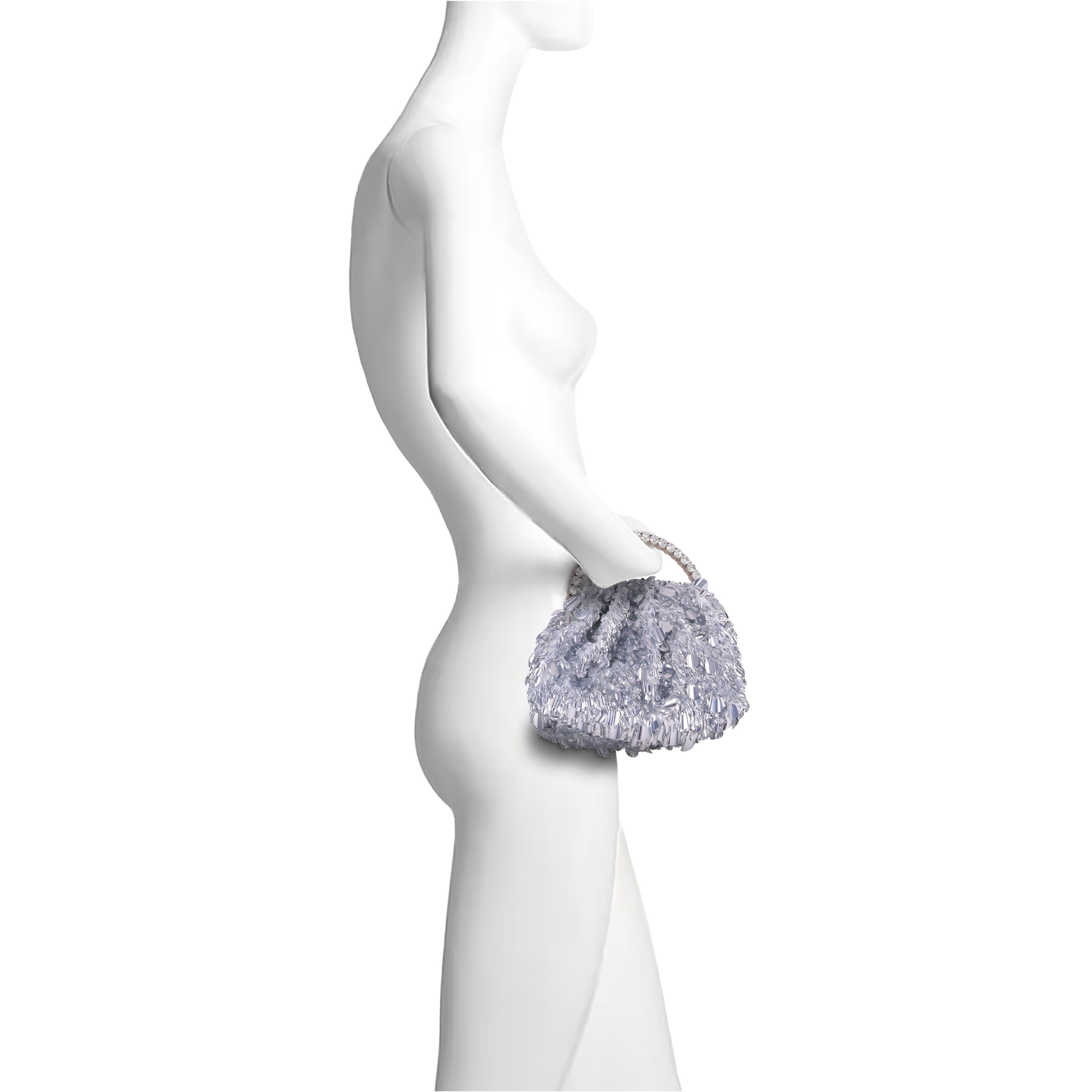 badgley-mischka-remy-pouch-clutch-pailletten-silber image 4