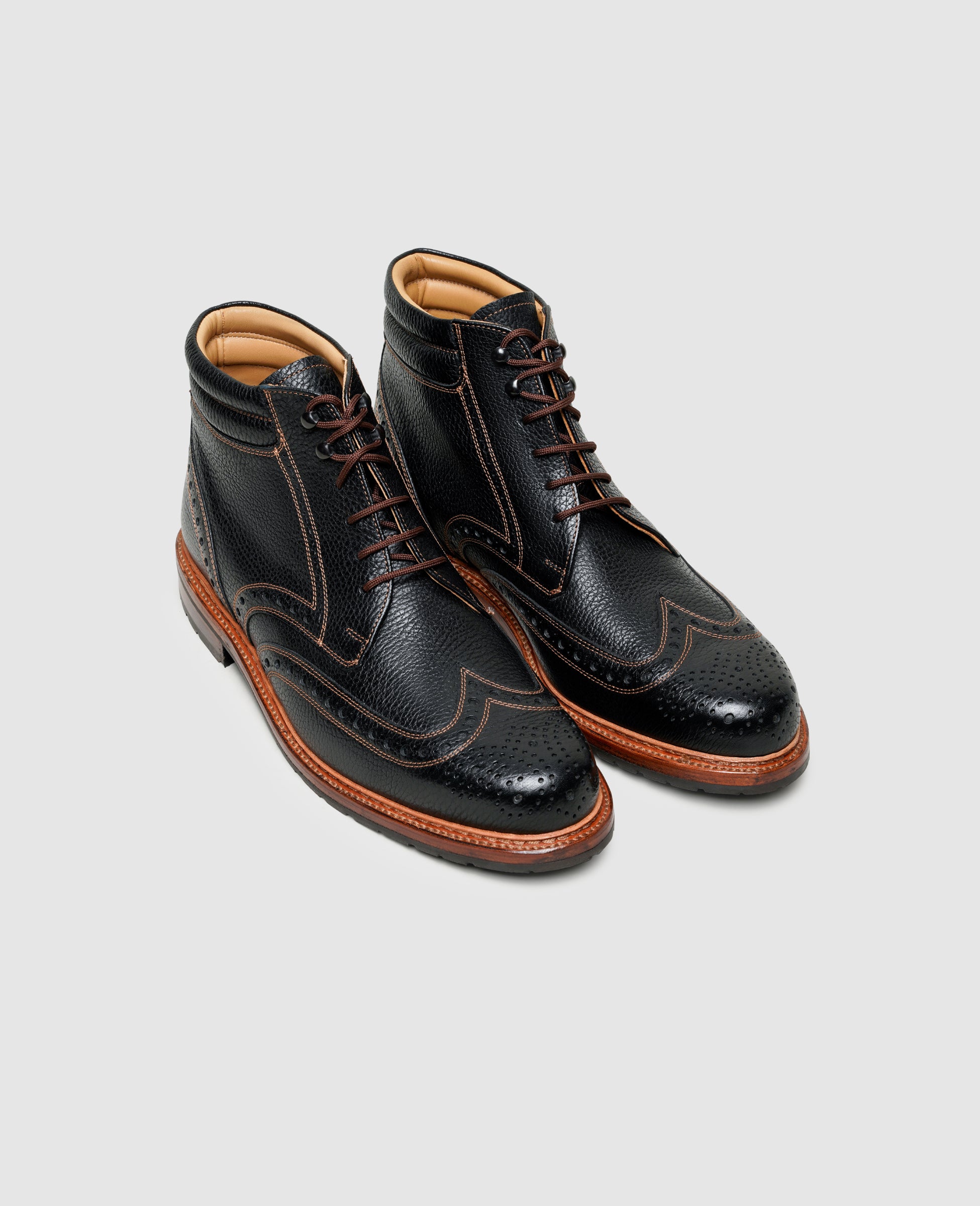 heinrich-dinkelacker-buda-full-brogue-az-derby-boot-schwarz image 2