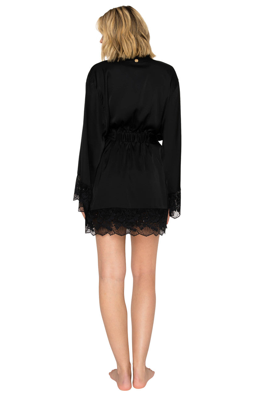 badgley-mischka-luxe-satin-short-wrap-robe-morgenmantel-bridal-white-satin image 7