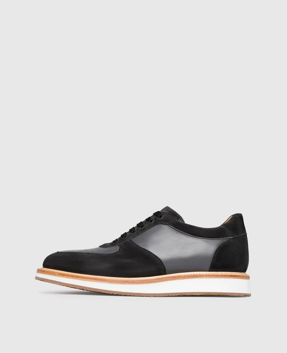 heinrich-dinkelacker-london-sneaker-np-herren-asphalt-kalbsnappa image 1