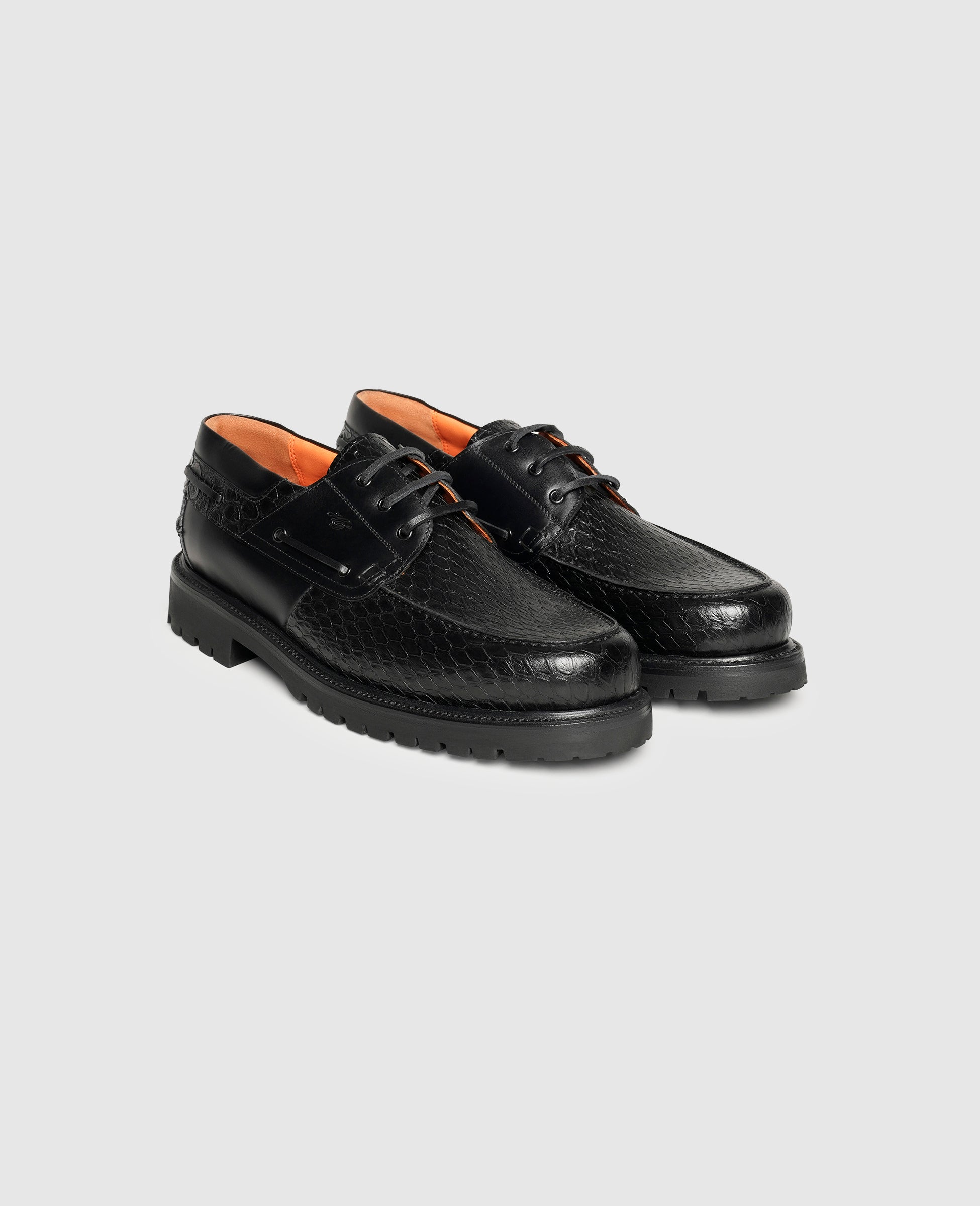 heinrich-dinkelacker-miami-plain-bc-bootsschuh-schwarz-reptil-2 image 2