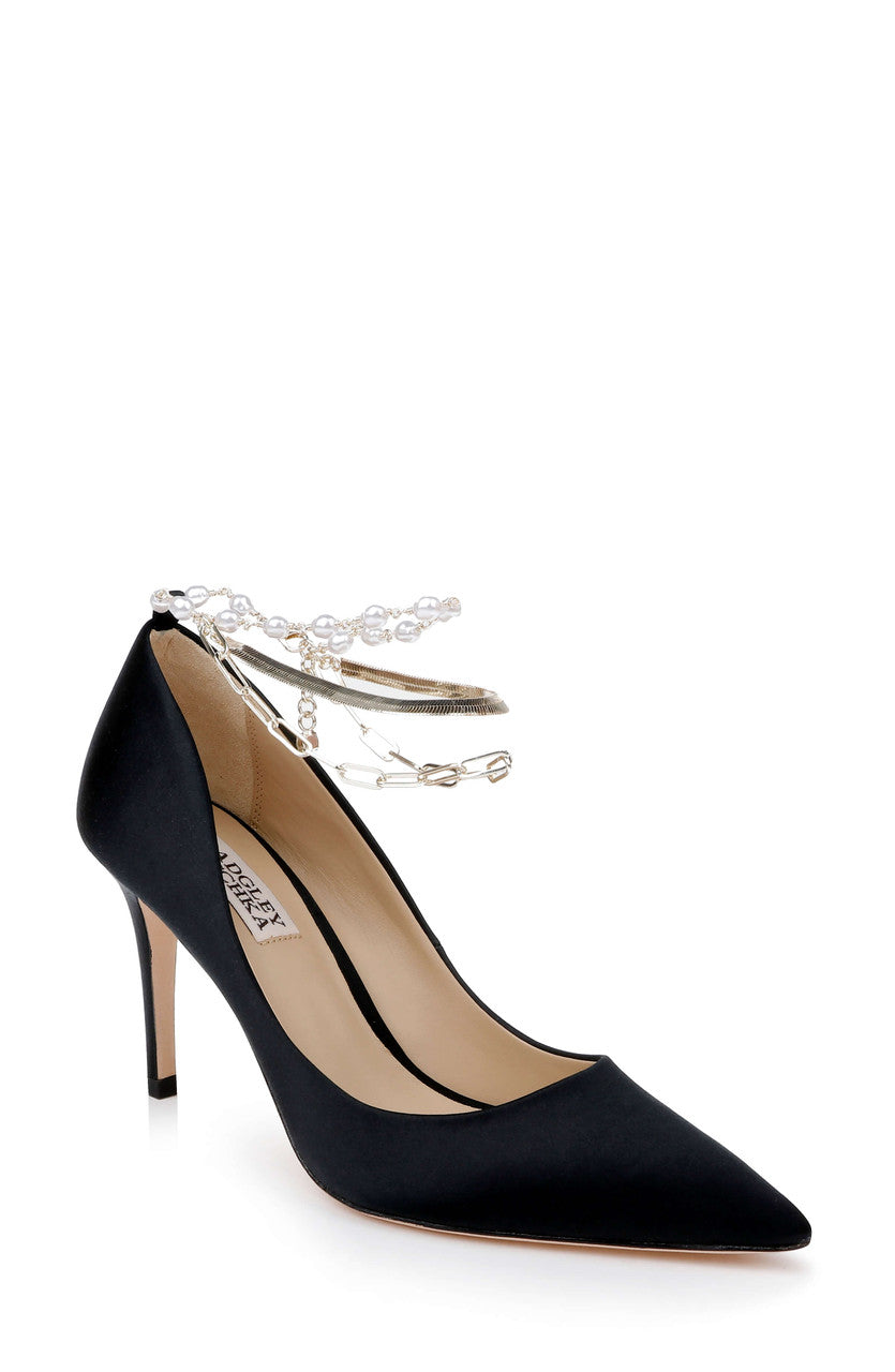 badgley-mischka-verna-pumps-wei-satin-perlenkette-85mm image 7