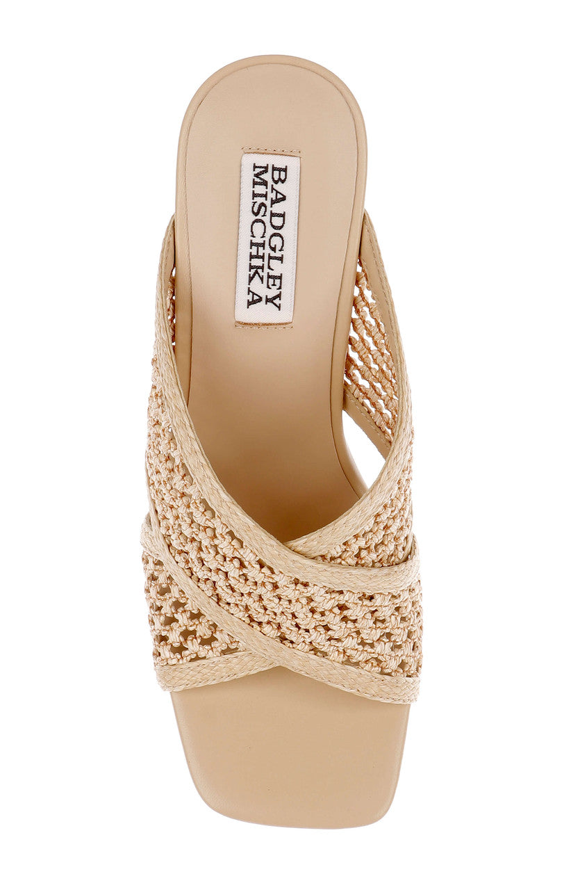 badgley-mischka-xandria-wedge-slide-sandale-natural-rafi-bast image 5